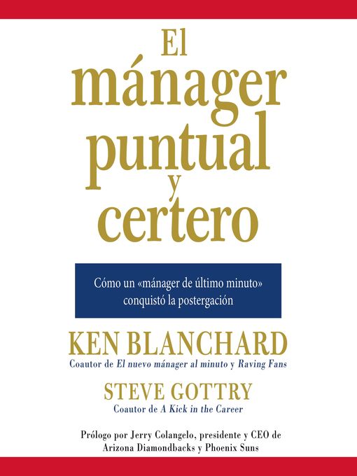 Title details for mAnager puntual y certero by Ken Blanchard - Available